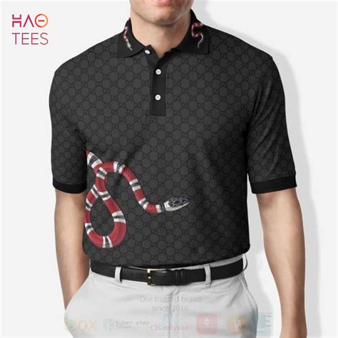 gucci t shirt snake print|gucci snake and bee polo.